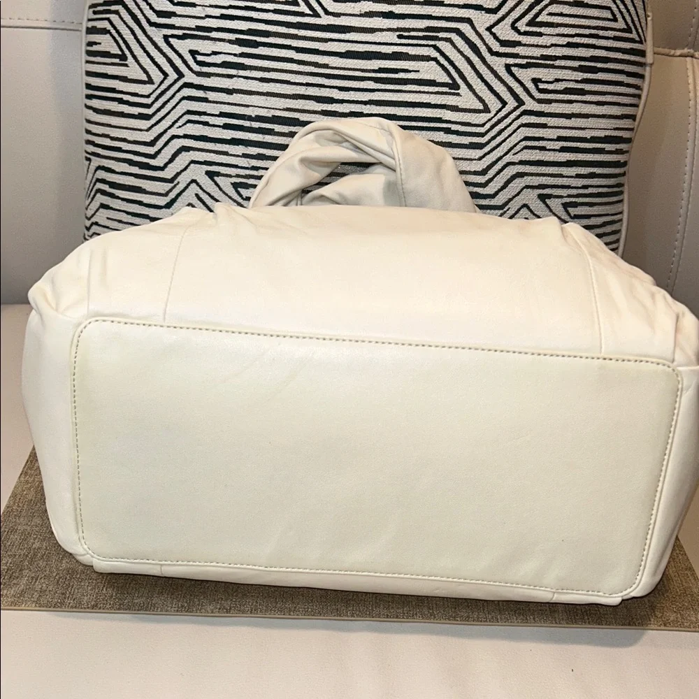 Coach White Leather Bag NWT - Picture 7 of 15